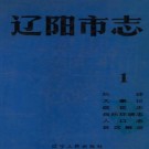 辽阳市志 第一卷（一、二）.PDF下载