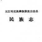 元江哈尼族彝族傣族自治县民族志pdf下载