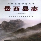 岳西县志（1978-2002）PDF下载