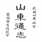 山东通志（光绪版）全5册 杨士骧等修 孙葆田等纂 DJVU格式