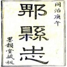 同治郫县志 44卷 陈庆熙修 高升之纂 同治9年刻本 PDF下载